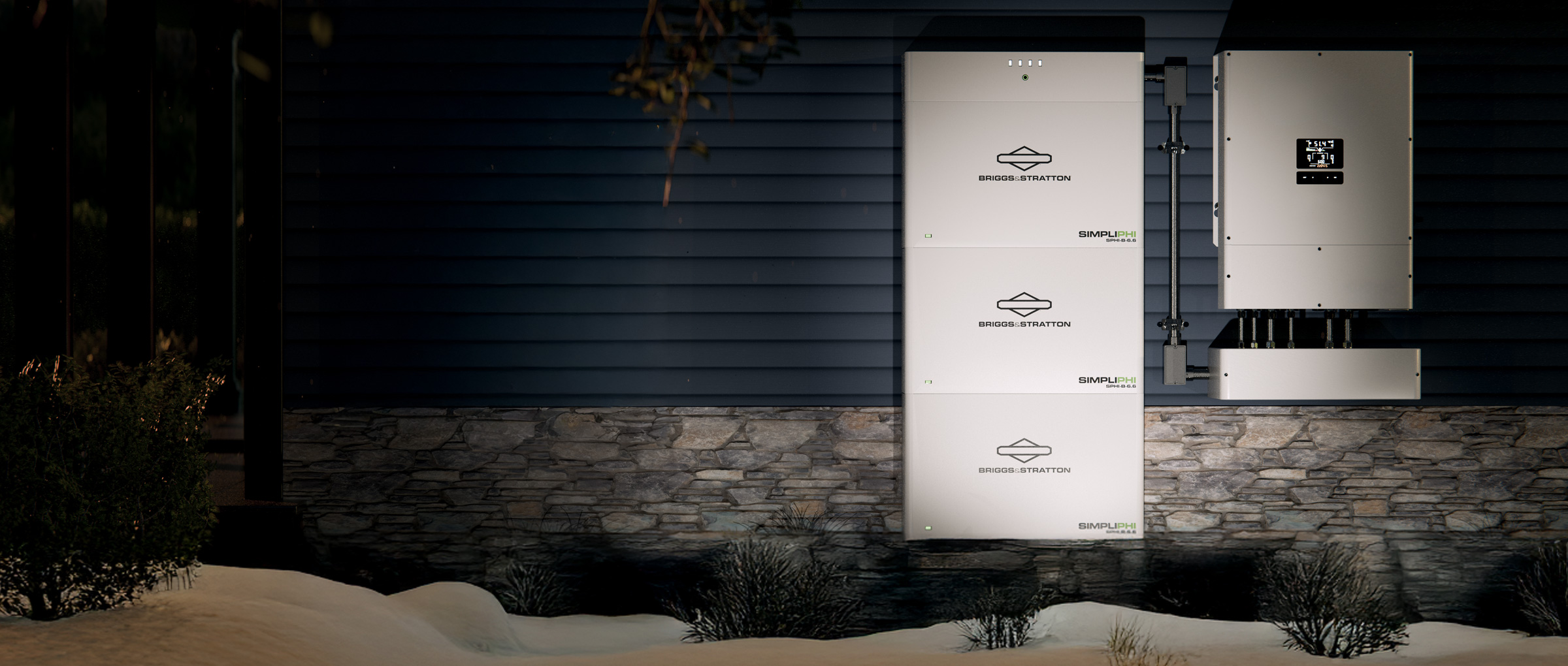 Simpliphi 6.6 installed on blue house