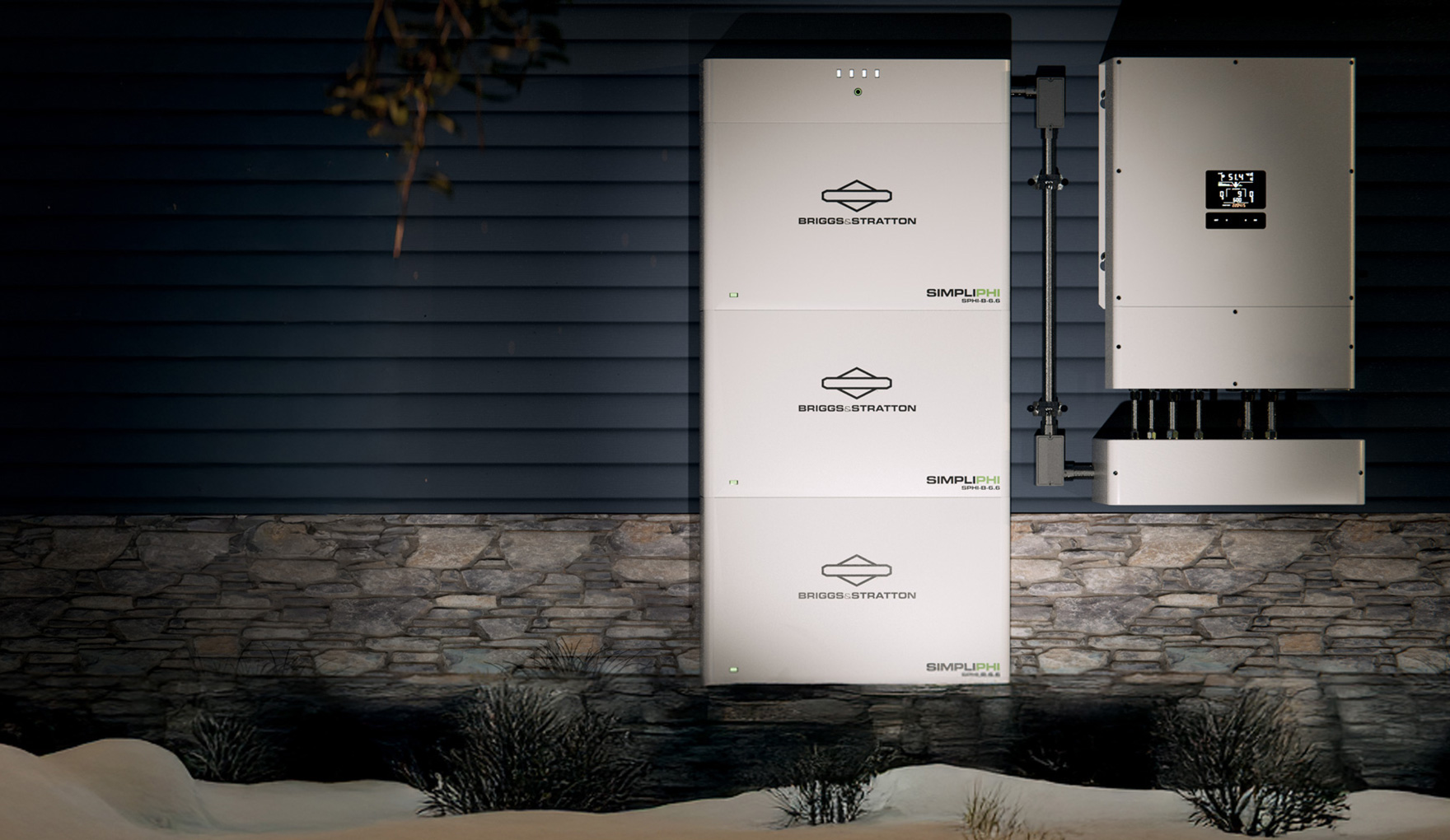 Simpliphi 6.6 installed on blue house