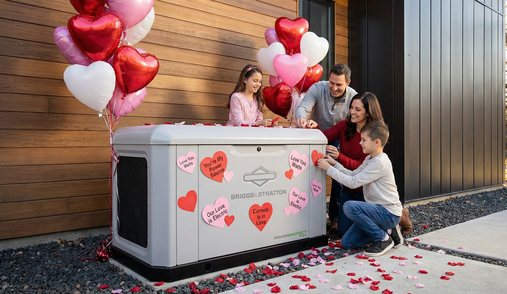 Briggs & Stratton Generator installed