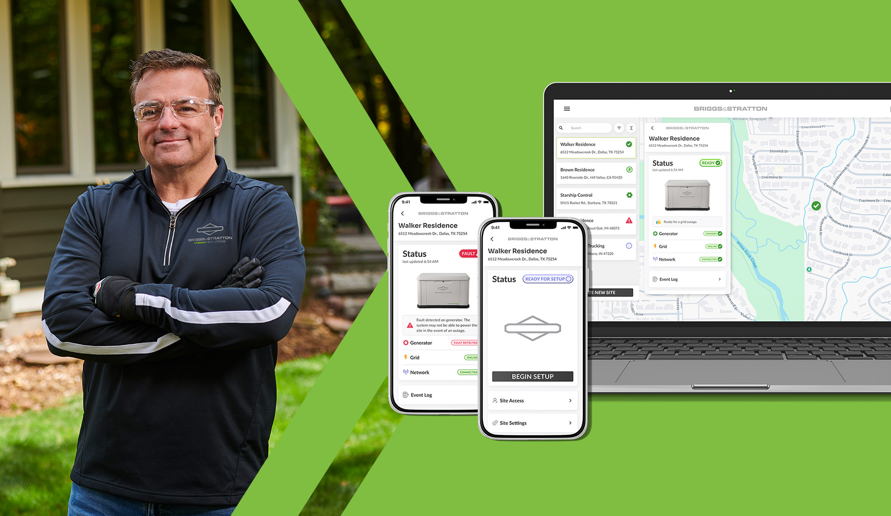 Briggs & Stratton Generator installed