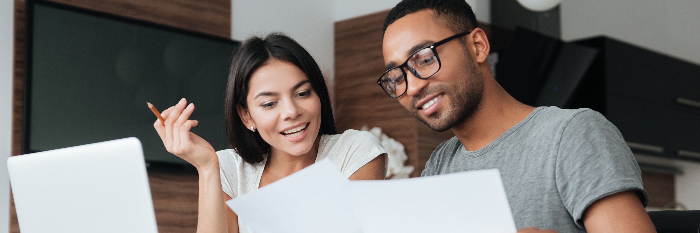 Woman on the phone in a power outage