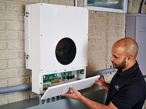 EnergyTrak Control System in Garage