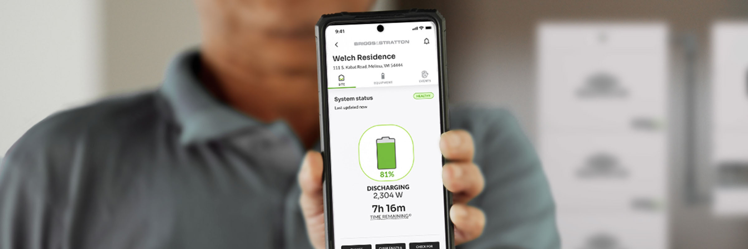 EnergyTrak Control System in Garage