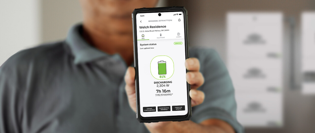 EnergyTrak Control System in Garage