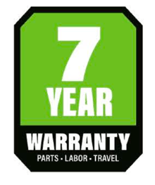 7 year warranty icon