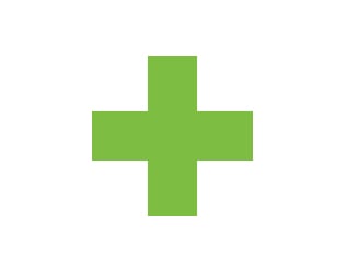 plus icon in green