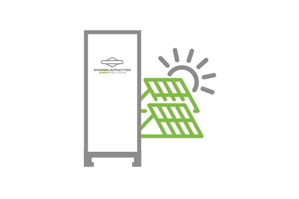 Battery Storage System Paired With Solar Panels