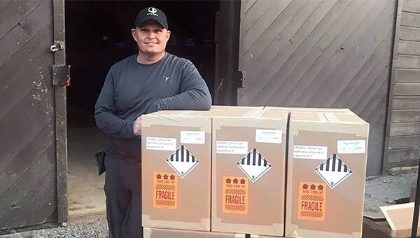 Delivery of PHI batteries