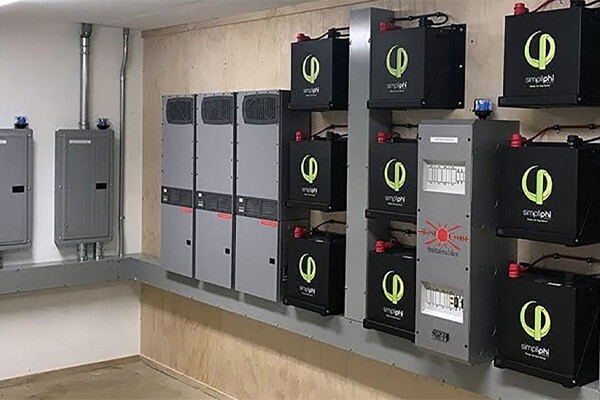 PHI batteries in battery storage system setup