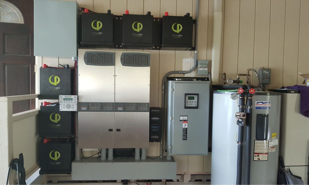 Battery storage system setup