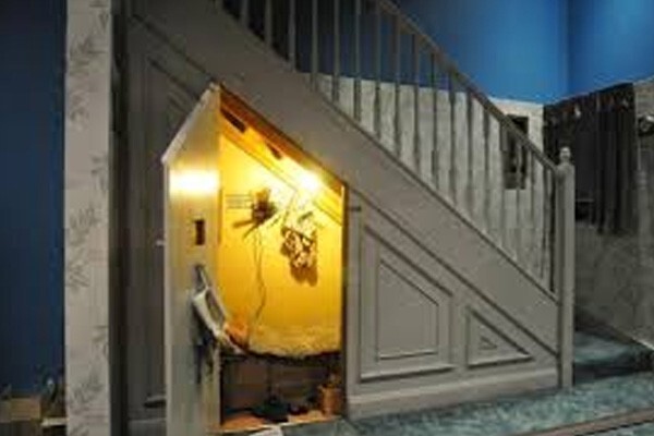 Under-the-stairs Harry Potter-sized cupboard