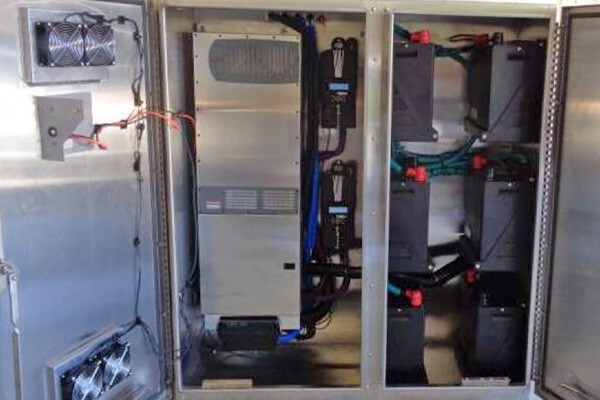 Battery storage system setup