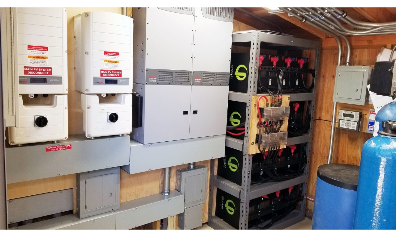 Battery storage system setup