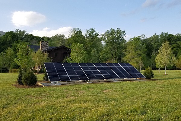 Off-grid solar panels setups