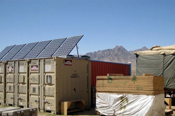 Forge Powering Mobile Kitchen Trailer (Mkt) Near Fob Mehtar Lam, Afghanistan. (Image courtesy of ZeroBase)