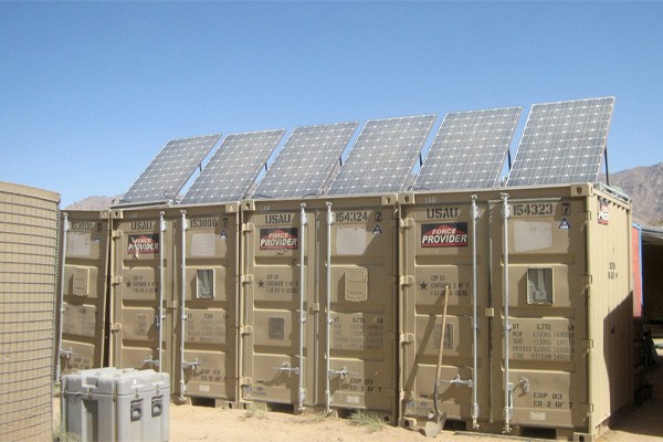 Forge Powering Mobile Kitchen Trailer (Mkt) Near Fob Mehtar Lam, Afghanistan. (Image courtesy of ZeroBase)