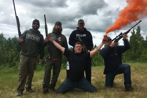 Group of veterans posing for a picture