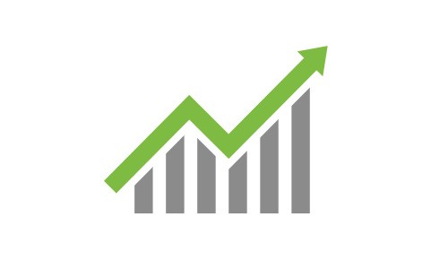 upward graph icon